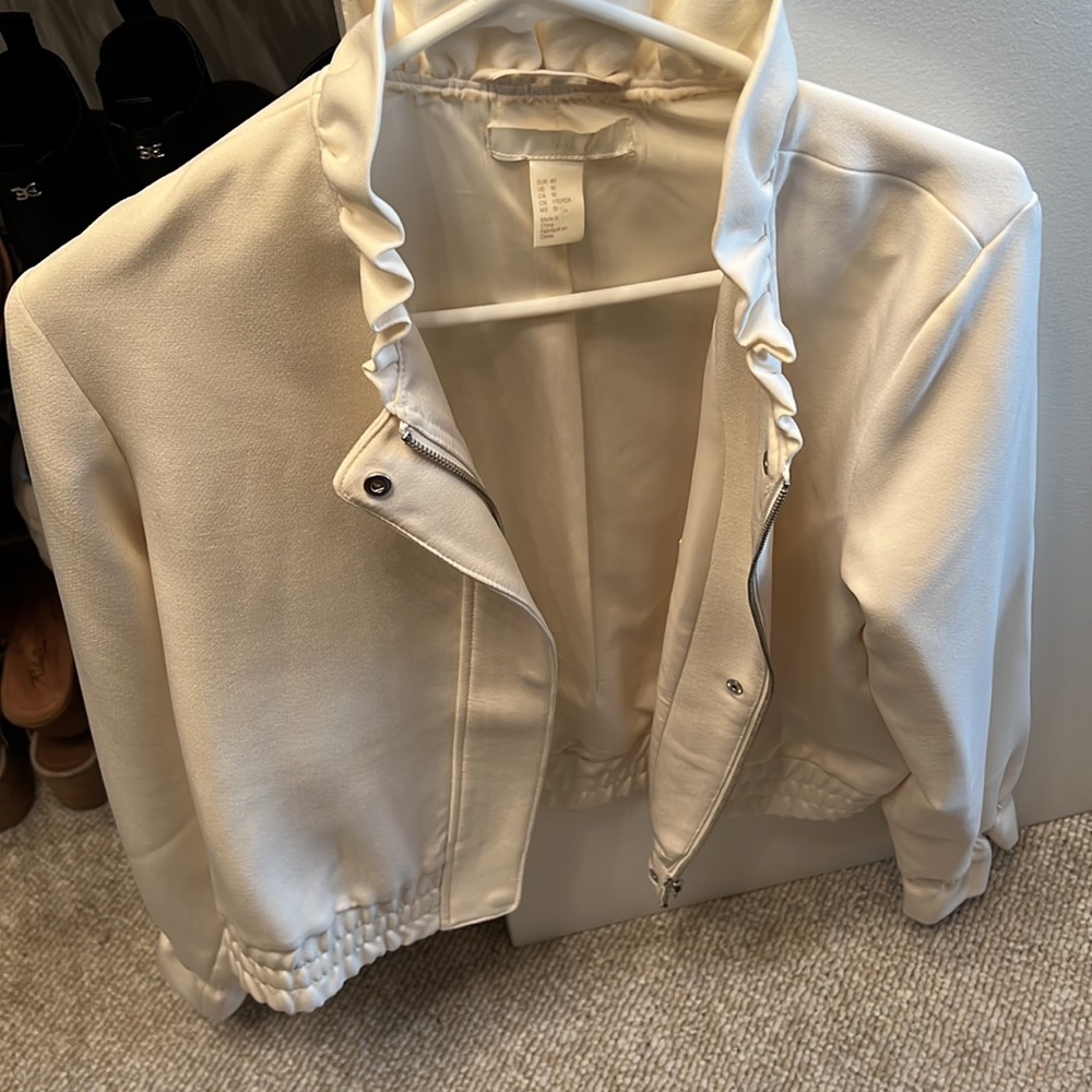H&M cream jacket